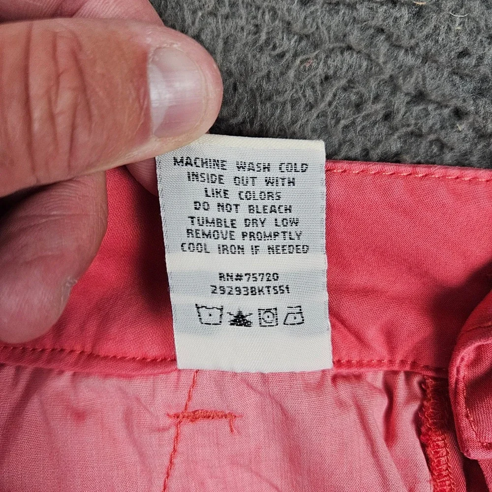 BKE Womens Pink Cotton‎ Blend Stretch Chino Shorts Size 25